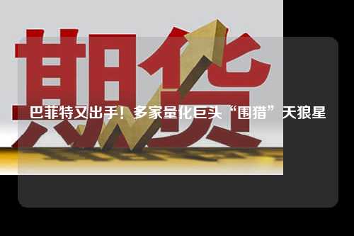 巴菲特又出手！多家量化巨头“围猎”天狼星